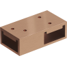 Mexen Uni-T Conector en T para soportes de pared, cobre cepillado - 800-09-65