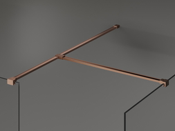 Mexen T-Verbinder fir Mauerhalterungen, gebierste Kupfer - 800-09-65