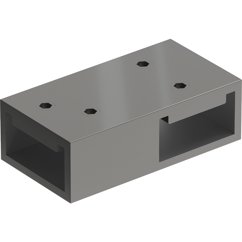 Mexen connecteur T pour supports muraux, métal pistolet - 800-09-95