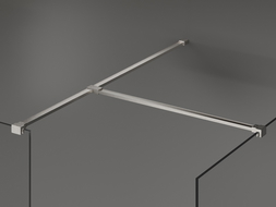 Mexen Connecteur T pour supports muraux, nickel brossé - 800-09-97