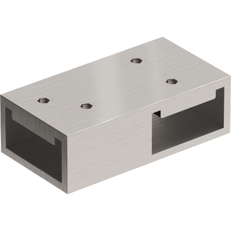 Mexen Connecteur T pour supports muraux, nickel brossé - 800-09-97