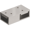 Mexen T-konnektor seinatoele, harjatud nikkel - 800-09-97