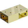 Mexen conector em T para suportes de parede, dourado - 800-09-50
