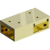 Mexen T-connector for wall brackets, gold - 800-09-50