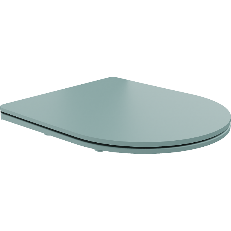Mexen langsam fallender Slim Sitz, Duroplast, hellgrün matt - 39740048