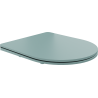 Mexen självstängande slim-toalettsits, duroplast, ljusgrön matt - 39740048