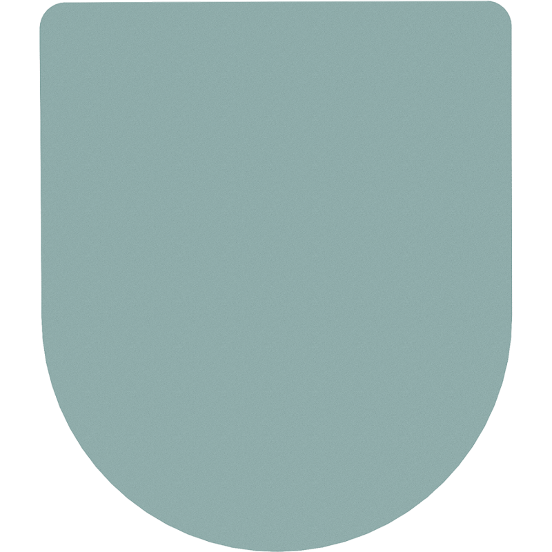 Mexen slow-close slim toilet seat, duroplast, light green matte - 39740048