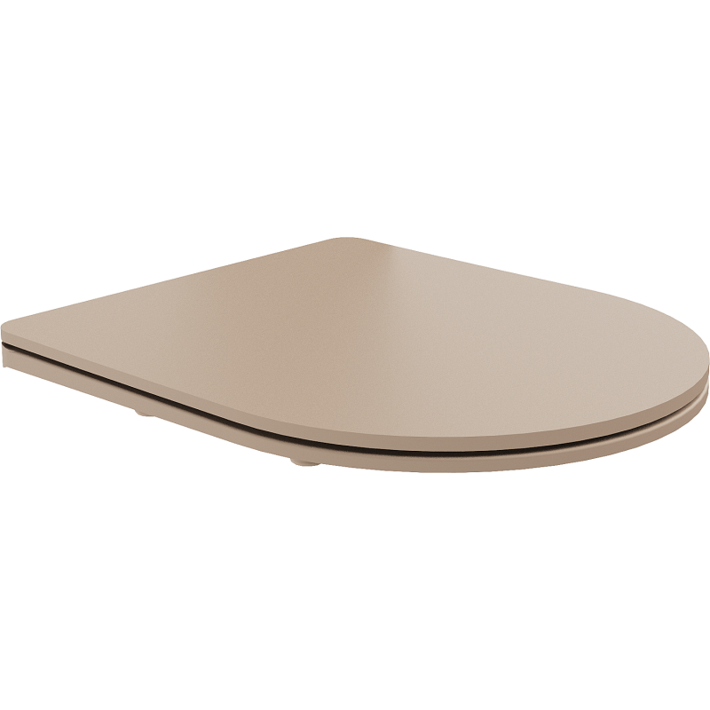 Mexen slim soft-closing toilet seat, duroplast, cappuccino matte - 39740064