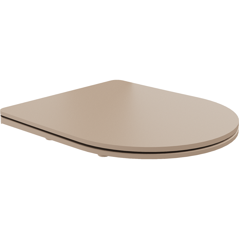Mexen softclose slim toiletbril, duroplast, cappuccino mat - 39740064