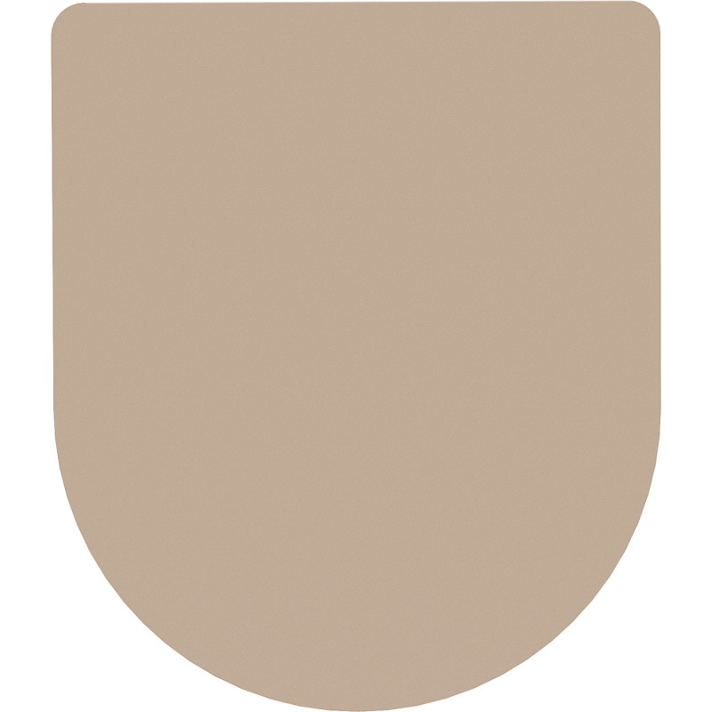 Mexen aeglaselt sulguv slim WC-kaas, duroplast, cappuccino matt - 39740064