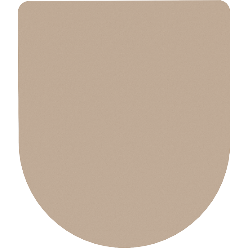 Mexen počasi spustna deska slim, duroplast, cappuccino mat - 39740064