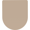 Mexen slow-falling slim seat, duroplast, cappuccino matte - 39740064