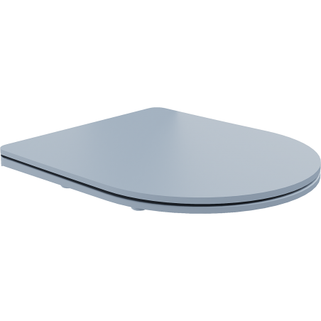 Mexen slim zacht sluitende wc-bril, duroplast, grijs-blauw mat - 39740069