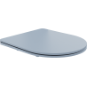 Mexen langsam schließender Toilettensitz Slim, Duroplast, grau-blau matt - 39740069