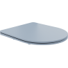 Mexen Slim Soft-Close Toilet Seat, Duroplast, Grey-Blue Matte - 39740069
