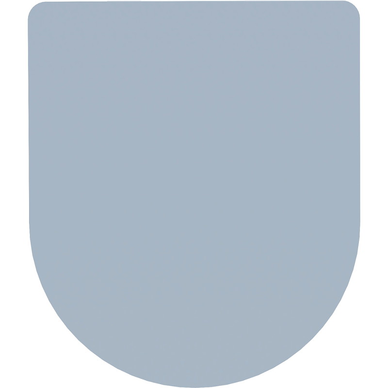Mexen spor i tanki toaletni poklopac, duroplast, sivo-plavi mat - 39740069