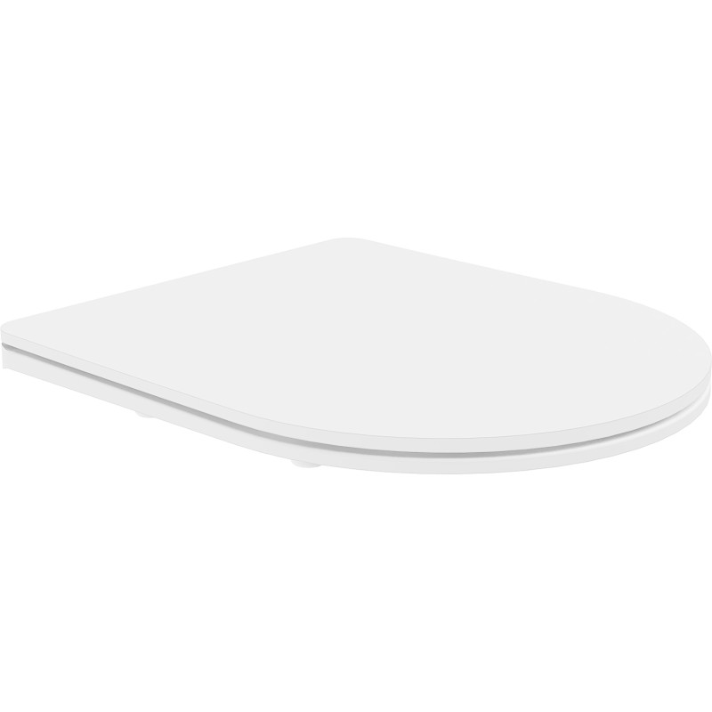 Mexen aeglaselt sulguv slim iste, duroplast, valge matt - 39740001
