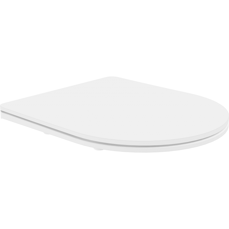 Mexen slim slow-closing toilet seat, duroplast, matte white - 39740001