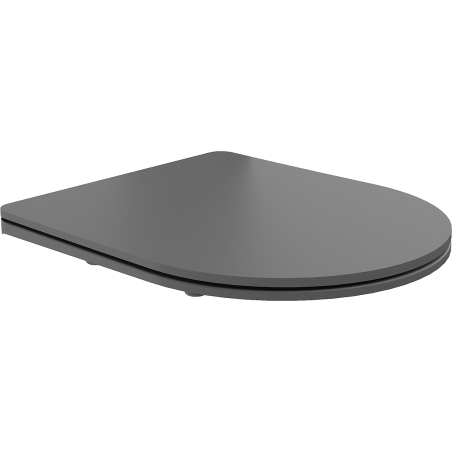 Mexen daska s usporenim padom slim, duroplast, tamno siva mat - 39740071