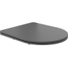 Mexen daska s usporenim padom slim, duroplast, tamno siva mat - 39740071