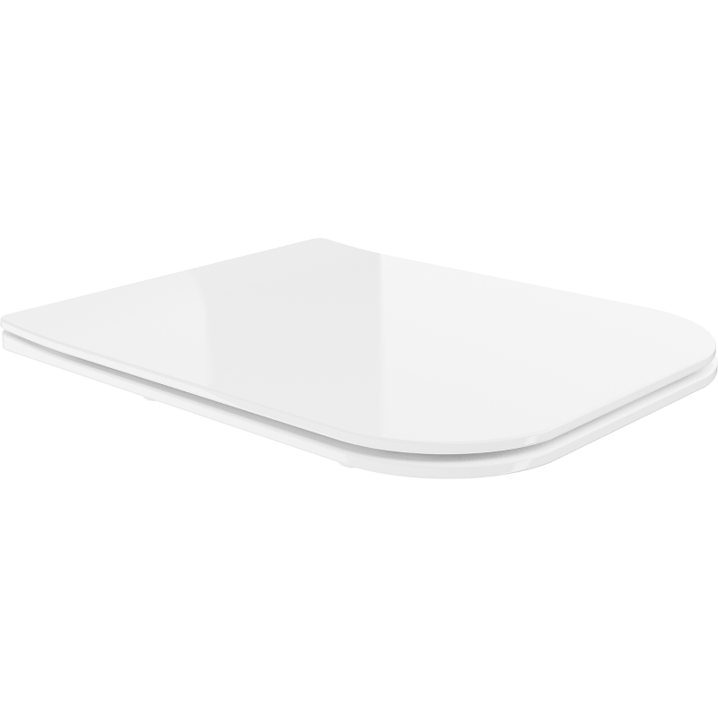 Mexen Madox langzaam dalende slim-zitting, duroplast, wit glans - 39154000