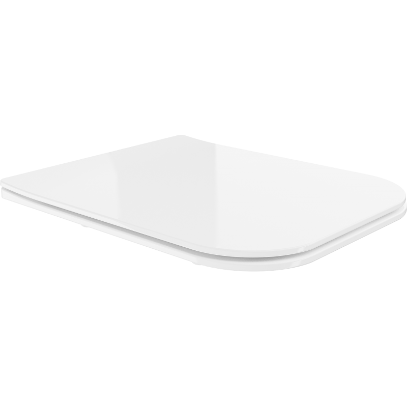 Mexen Madox Soft-Close Slim Sitz, Duroplast, Weiß Hochglanz - 39154000