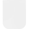 Mexen Madox slow-closing seat slim, duroplast, white gloss - 39154000