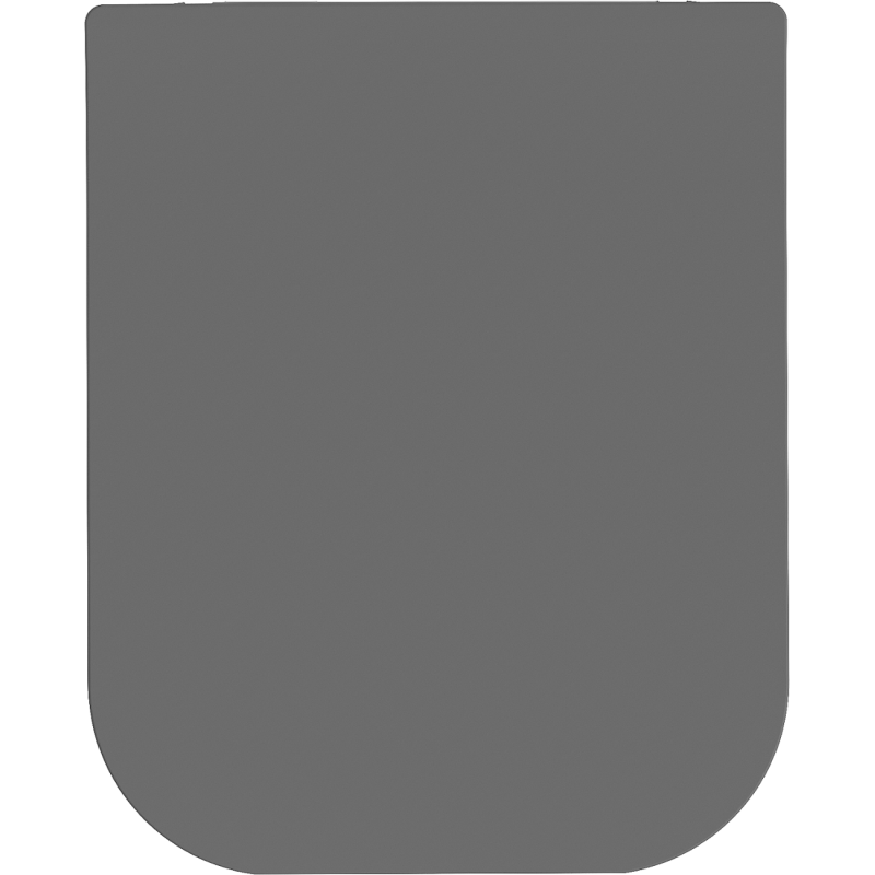 Mexen Madox slim, slow-closing toilet seat, dark grey matte duroplast - 39154061