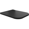 Mexen Madox aeglaselt langev Slim istmekate, duroplast, must matt - 39154085