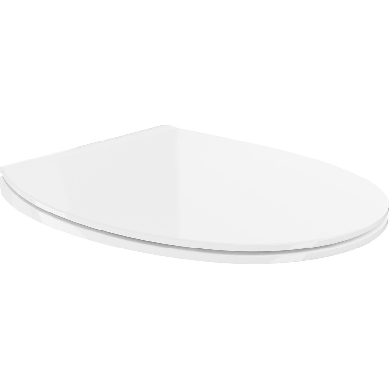 Mexen Egg aeglaselt laskuv slim-iste, duroplast, valge läige - 39243000