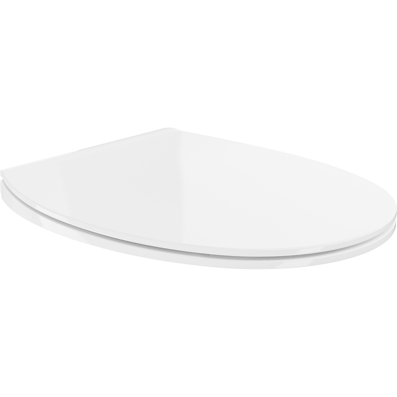 Mexen Egg wc-bril met softclose, slim, duroplast, wit glans - 39243000