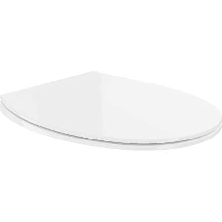 Mexen Egg langsam schließender Toilettendeckel Slim, Duroplast, weiß glänzend - 39243000