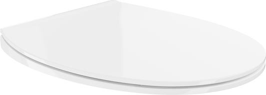 Mexen Egg langzaam sluitende slanke toiletzitting, duroplast, witte glans - 39243000