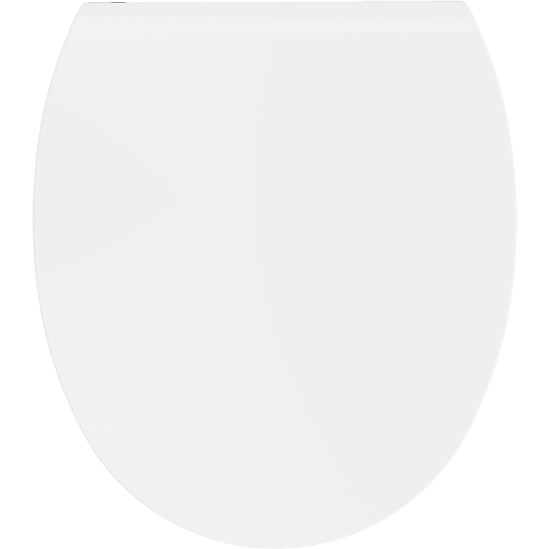 Mexen Egg hitaasti laskeutuva slim-kansi, duroplast, valkoinen kiilto - 39243000