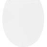 Mexen Egg langsam schließender Toilettendeckel Slim, Duroplast, weiß glänzend - 39243000