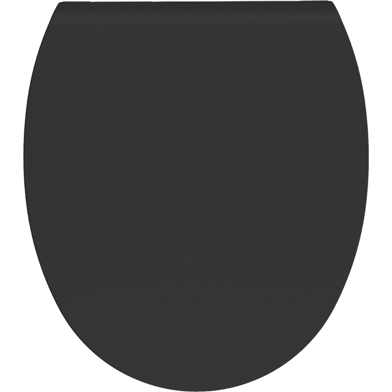 Mexen Egg daska s usporenim spuštanjem slim, duroplast, crna mat - 39243085