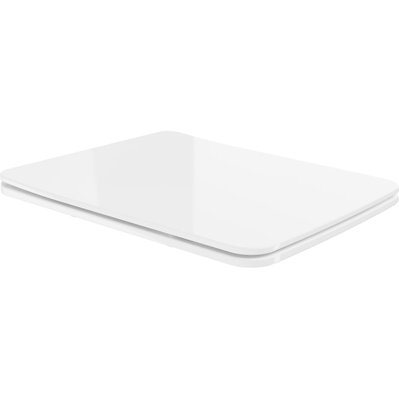 Mexen Vera aeglaselt sulguv slim iste, duroplast, valge läikiv - 39164000
