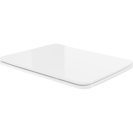 Mexen Vera aeglaselt sulguv slim iste, duroplast, valge läikiv - 39164000