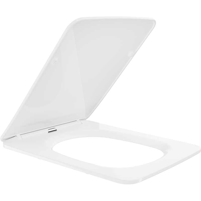 Mexen Vera hitaasti laskeutuva slim-istuin, duroplast, kiiltävä valkoinen - 39164000