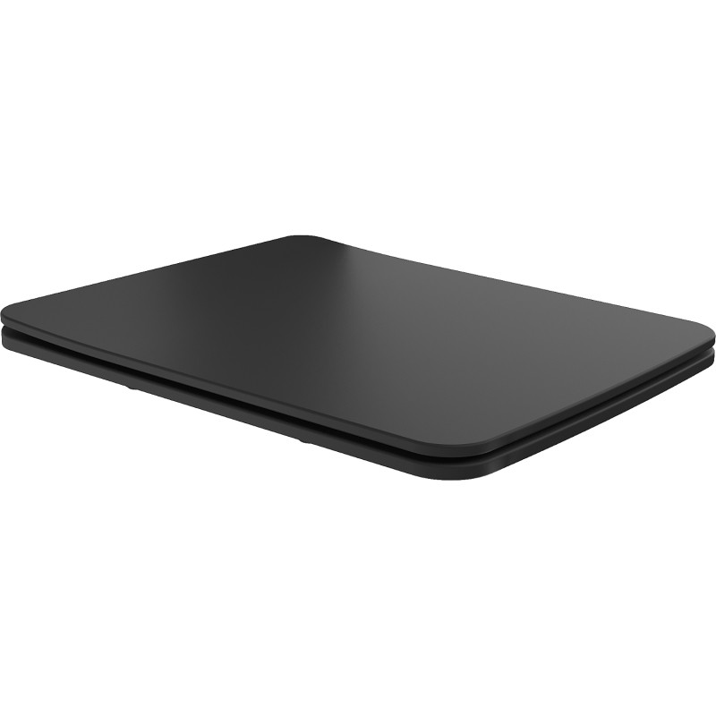 Mexen Vera aeglaselt sulguv slim, duroplast, must matt - 39164085