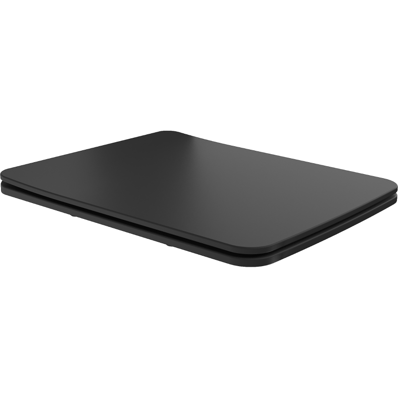 Mexen Vera langsam absenkender Slim Sitz, Duroplast, Schwarz Matt - 39164085