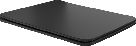 Mexen Vera langsam schließender Slim Sitz, Duroplast, Schwarz Matt - 39164085