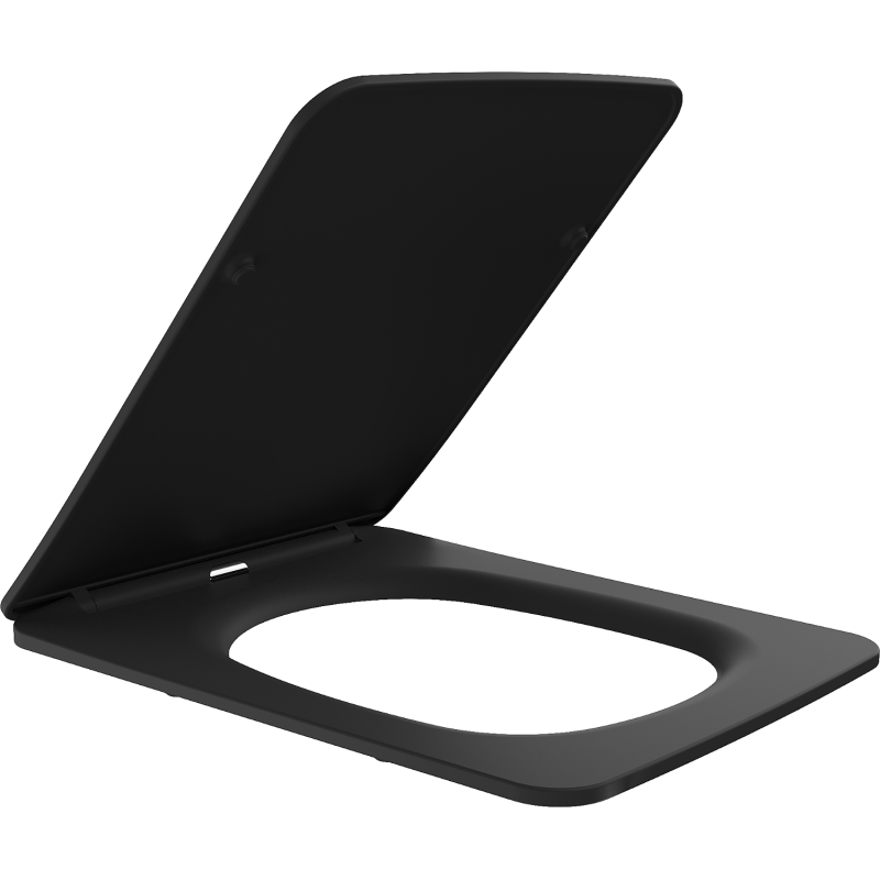 Mexen Vera tapa de asiento con caída amortiguada slim, duroplast, negro mate - 39164085