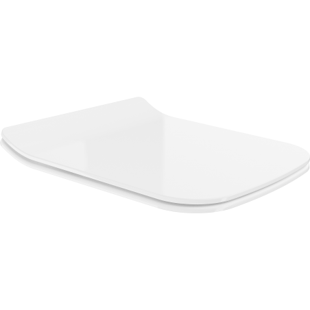 Mexen Cube Slim Soft-Close Seat, Duroplast, High-Gloss White - 39240000