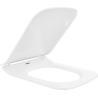 Mexen Cube langsam abfallender Sitz Slim, Duroplast, weiß glänzend - 39240000