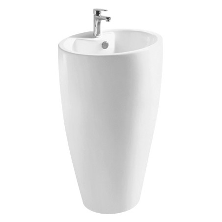 Mexen Orkla vabaltseisev valamu 49 x 37 cm, valge - 26065000