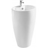 Mexen Orkla vabaltseisev valamu 49 x 37 cm, valge - 26065000