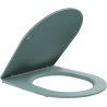 Mexen slow-close slim toilet seat, duroplast, light green matte - 39740048