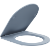 Mexen langsam schließender Toilettensitz Slim, Duroplast, grau-blau matt - 39740069