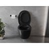 Mexen Egg miska wc Rimless z deską wolnoopadającą slim, duroplast, czarna mat - 30245070